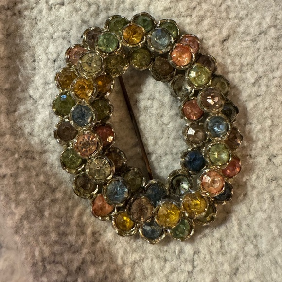 Vintage Pastel Brooch - Picture 2 of 6